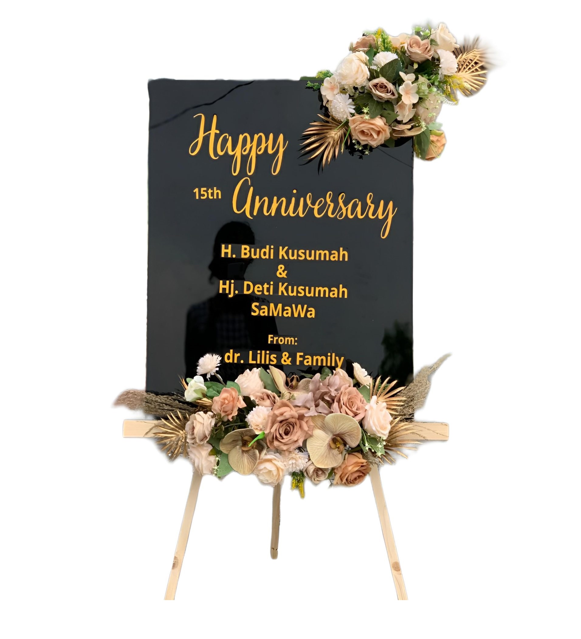 Papan Bunga Akrilik Pangkur