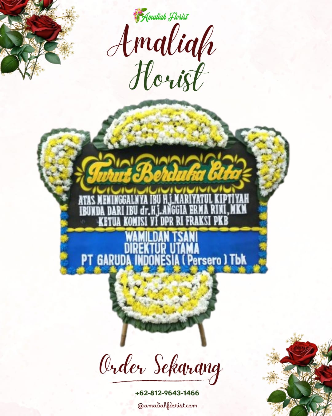 Papan Bunga Duka Pangkur
